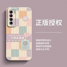 适用于华为nova7手机壳nova7pro保护套nova7se女款新潮流男士全包防摔软硅胶磨砂后外壳个性创意高级感格纹款