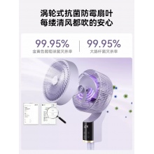 电风扇家用落地台立式强力节能音静厨房大风力小型遥控七叶扇